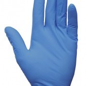 Jednorázové nitrilové rukavice modré L - 100 kusov